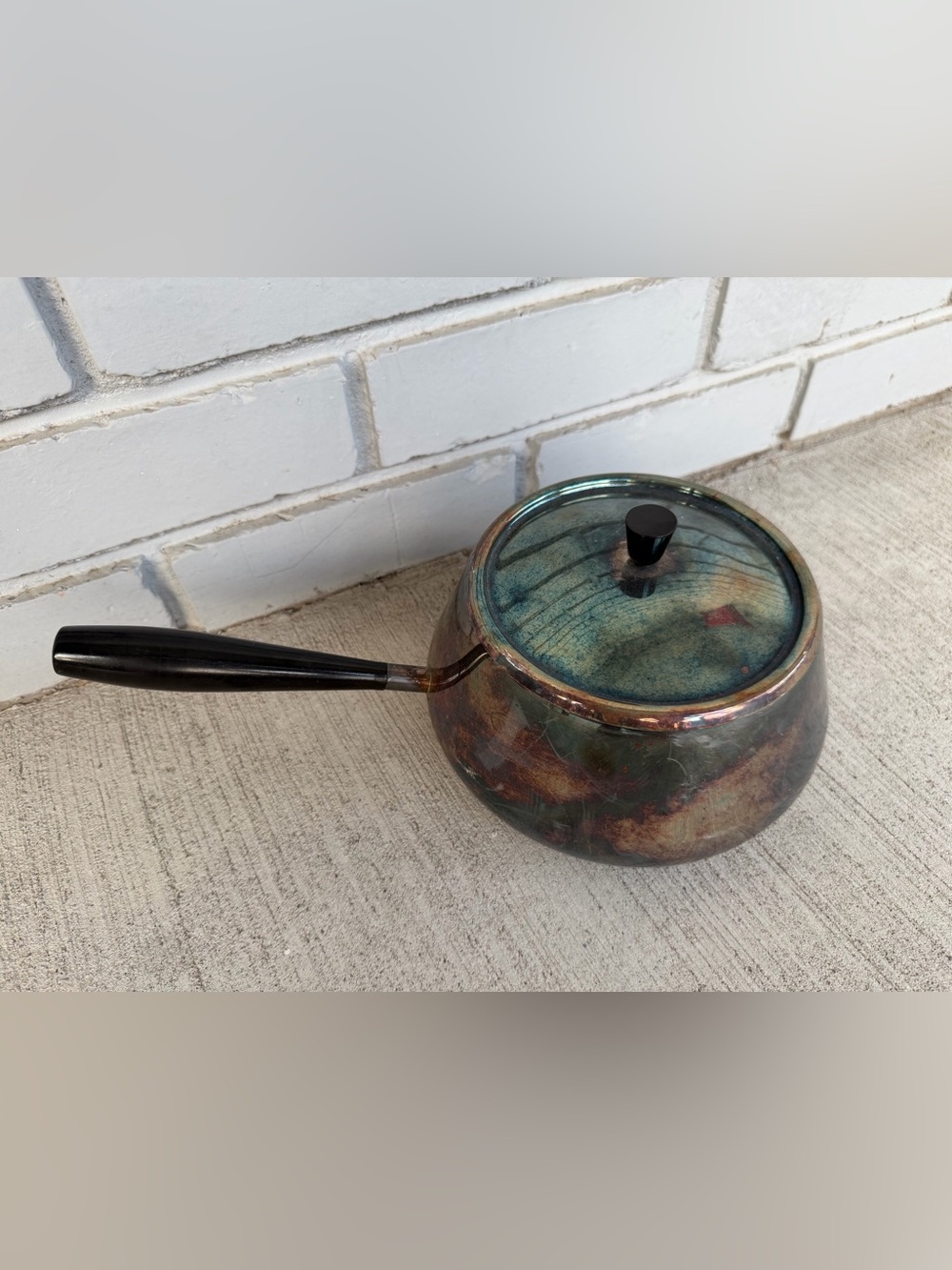 Vintage Spring Silinox Switzerland Stainless Steel Saucepan  Bakelite Handle 12”